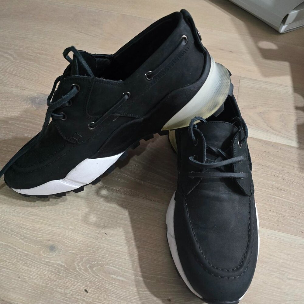 Voile Blanche Black Nubuck Men Shoes